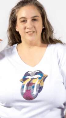 Remera Rolling Pop Blanca